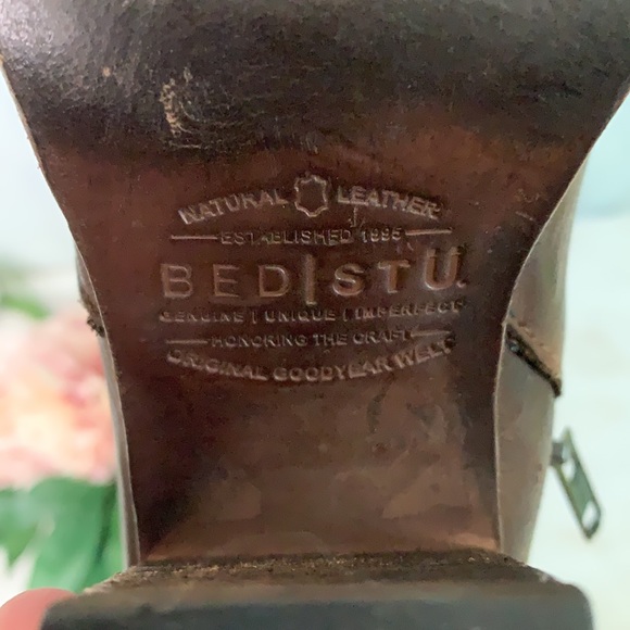 Bed Stu Isla Brown Leather Ankle Boogie Size 6 - Picture 10 of 11